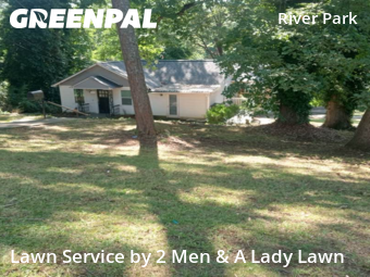 Lawn Cutin East Point,30344,Lawn Service by 2 Men & A Lady Lawn , work completed in Dec , 2025