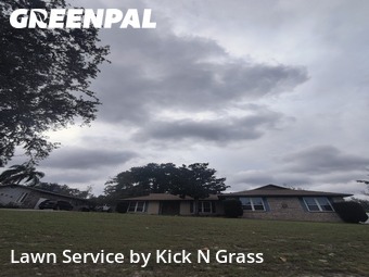 Yard Mowingin Orange Park,32065,Lawn Mowing by Kick N Grass, work completed in Dec , 2025