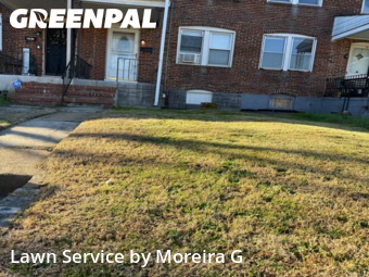 Yard Mowing in Brooklyn Park, 21225, Lawn Maintenance by Moreira G, work completed in Nov , 2025