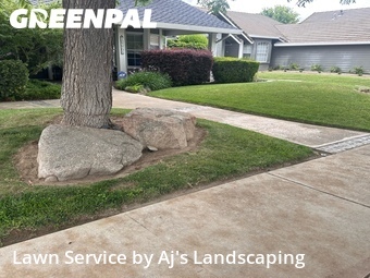 Lawn mowing work completed in Turlock, CA