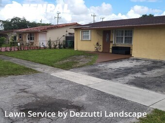 Modern Landscaping In Hollywood,33024,Landscaping Services by Dezzutti Landscape , work completed in Apr , 2026