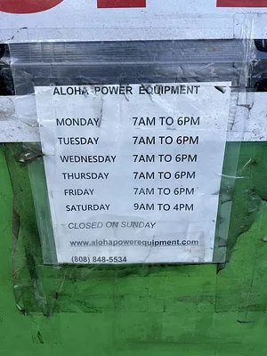 Aloha Power Equipment Photo 11