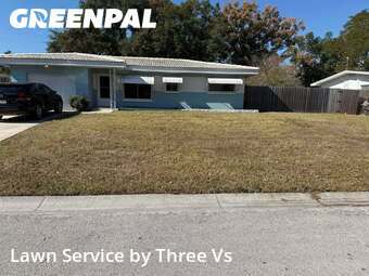 Yard Mowingin Clearwater,33759,Yard Cutting by Three Vs , work completed in Jun , 2026