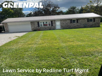 Weekly Mowing in Pataskala, 43062, Lawn Maintenance by Redline Turf Mgmt, work completed in Nov , 2025