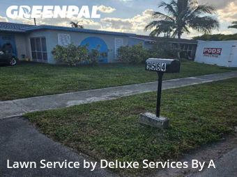 Lawn Care Servicein Sunrise,33322,Grass Cut by Deluxe Services By A, work completed in Dec , 2025
