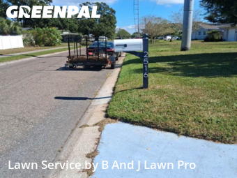Yard Cuttingin Largo,33771,Lawn Mowing by B And J Lawn Pro, work completed in Dec , 2025