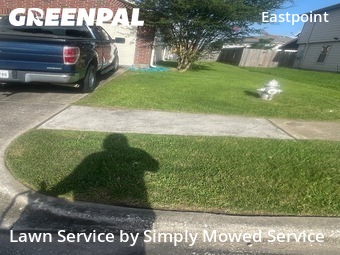 Yard Mowingin Baytown,77521,Yard Cutting by Simply Mowed Service, work completed in Jan , 2026