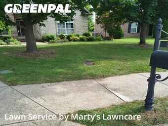 Lawn Cutin Murfreesboro,37128,Lawn Service by Marty’s Lawncare, work completed in Jun , 2026