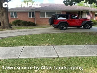 Lawn Care Servicein Dallas,75238,Lawn Cut by Alfas Landscaping, work completed in Jul , 2026