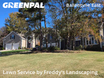Lawn Servicein Charlotte,28277,Lawn Care by Freddy's Landscaping, work completed in Dec , 2025