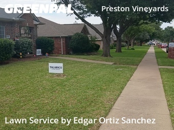 Lawn Mowin Frisco,75035,Grass Cutting by Edgar Ortiz Sanchez, work completed in Jun , 2026