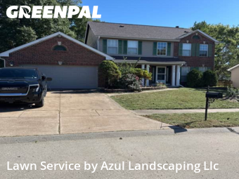 Lawn Mowingin Florissant,63031,Lawn Mowing by Azul Landscaping Llc, work completed in Dec , 2025
