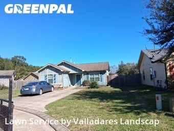 Yard Mowingin Conroe,77301,Lawn Care by Valladares Landscap, work completed in Dec , 2025