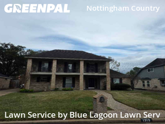 Lawn Servicein Katy,77450,Grass Cut by Blue Lagoon Lawn Serv, work completed in Feb , 2026