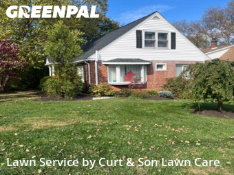 Front Yard Mowing in Allentown, 18104, Property Maintenance by Curt & Son Lawn Care, work completed in Nov , 2025