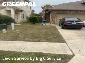 Backyard Mowing in Hutto, 78634, Yard Management by Big C Service , work completed in Dec , 2025
