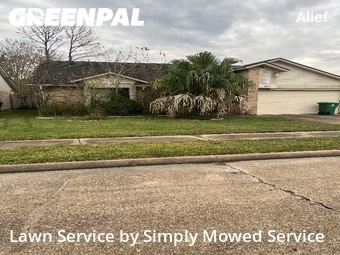 Yard Maintenance in Stafford, 77477, Yard Care by Simply Mowed Service, work completed in Dec , 2025