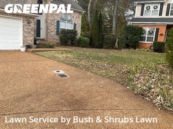 Lawn Servicein Franklin,37069,Grass Cut by Bush & Shrubs Lawn, work completed in Dec , 2025