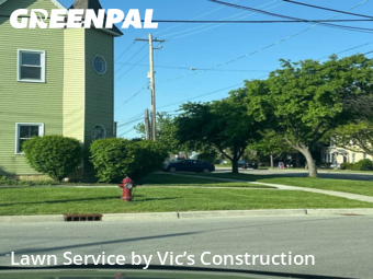 Grass Cutting in Lockport, 60441, Yard Mowing by Vic’s Construction , work completed in Nov , 2025