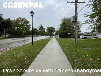 Yard Cuttingin Palatine,60067,Lawn Care by Fatherandsonhandyman, work completed in Dec , 2025