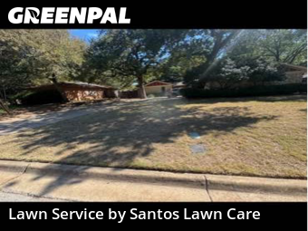 Grass Cutin Hurst,76054,Yard Cutting by Santos Lawn Care , work completed in Jan , 2026