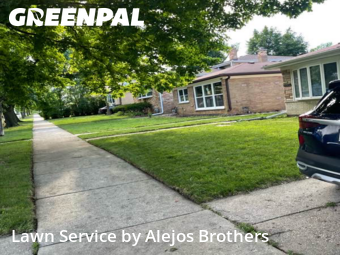Lawn Care Servicein Skokie,60076,Grass Cut by Alejos Brothers, work completed in Nov , 2025