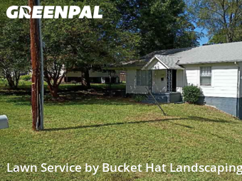 Lawn Cutin Kannapolis,28083,Yard Mowing by Bucket Hat Landscaping, work completed in Nov , 2025