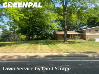 Lawn Upkeep in Battle Creek, 49015, Lawn Cutting by Land Scrape, work completed in Nov , 2025
