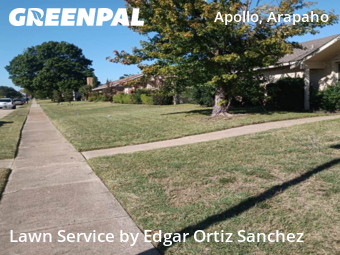 Lawn Mowingin Garland,75044,Lawn Care by Edgar Ortiz Sanchez, work completed in Nov , 2025