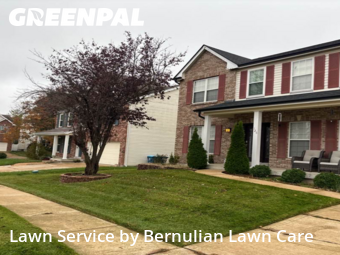 Lawn Servicein Ballwin,63021,Lawn Cut by Bernulian Lawn Care, work completed in Dec , 2025