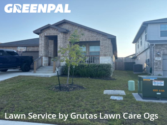 Lawn Mowing Servicein Schertz,78108,Lawn Cutting by Grutas Lawn Care Ogs, work completed in Nov , 2025