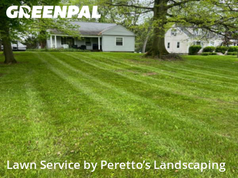 Front Yard Mowing in Broadview Heights, 44147, Weed Trimming by Peretto’s Landscaping, work completed in Nov , 2025
