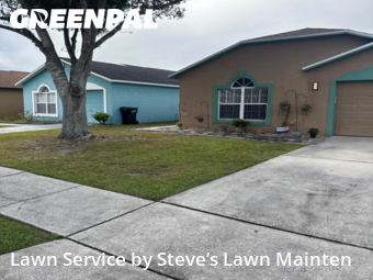Lawn Cutin Orlando,32825,Yard Cutting by Steve’s Lawn Mainten, work completed in Nov , 2025
