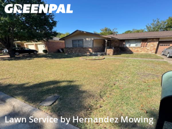 Yard Mowingin Hurst,76053,Lawn Mow by Hernandez Mowing, work completed in Nov , 2025