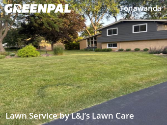 Front Yard Mowing in Elm Grove, 53122, Lawn Management by L&J’s Lawn Care , work completed in Dec , 2025