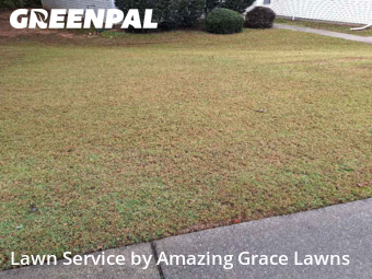 Lawn Cuttingin Lawrenceville,30045,Lawn Service by Amazing Grace Lawns, work completed in Nov , 2025