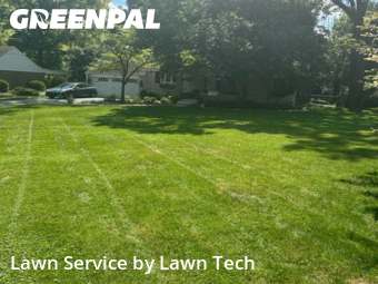 Backyard Mowing in Kettering, 45429, Yard Maintenance by Lawn Tech, work completed in Oct , 2025