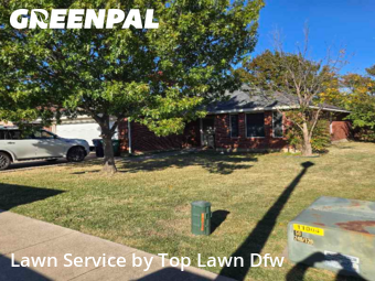 Lawn Servicein Denton,76207,Yard Mowing by Top Lawn Dfw, work completed in Jan , 2026