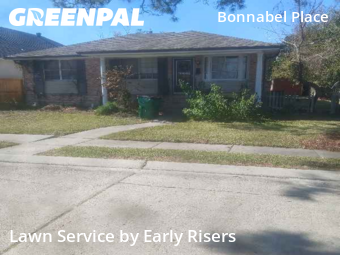 Lawn mowed in Metairie, 70005