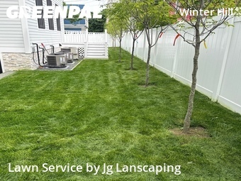 Lawn mowed in Somerville, 2145