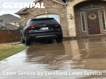 Backyard Landscaping In Grand Prairie,75054,Landscaping by Excellent Lawn Service, work completed in Nov , 2025