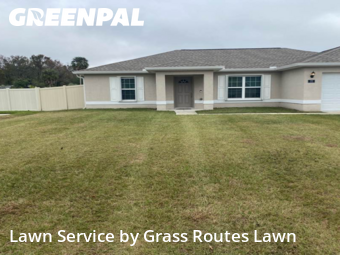 Landscaping Maintenance in Ocala, 34472, Yard Cutting by Grass Routes Lawn , work completed in Dec , 2025