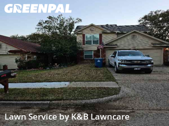 Lawn Maintenancein Lewisville,75067,Lawn Service by K&B Lawncare, work completed in Dec , 2025