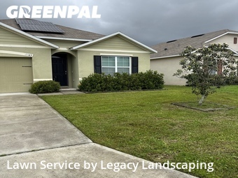 Lawn mowed in Davenport, 33897