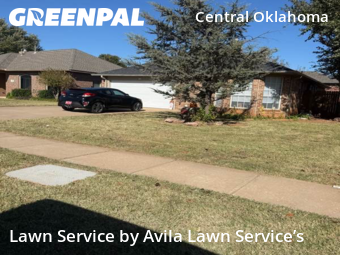 Yard Cuttingin Yukon,73099,Grass Cutting by Avila Lawn Service’s, work completed in Dec , 2025