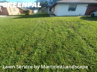 Completed mowing work