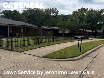 Yard Mowingin Bedford,76022,Lawn Mowing by Jeronimo Lawn Care , work completed in Jun , 2026