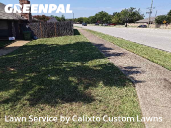 Lawn Mowing Servicein Bedford,76021,Lawn Mow by Calixto Custom Lawns, work completed in Dec , 2025