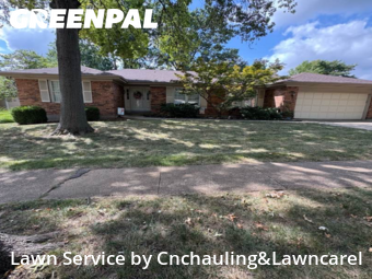 Grass Cutin Affton,63123,Lawn Service by Cnchauling&Lawncarel, work completed in Oct , 2025
