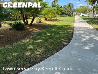 Lawn Cutin Kendall,33176,Lawn Service by Keep It Clean, work completed in Nov , 2025